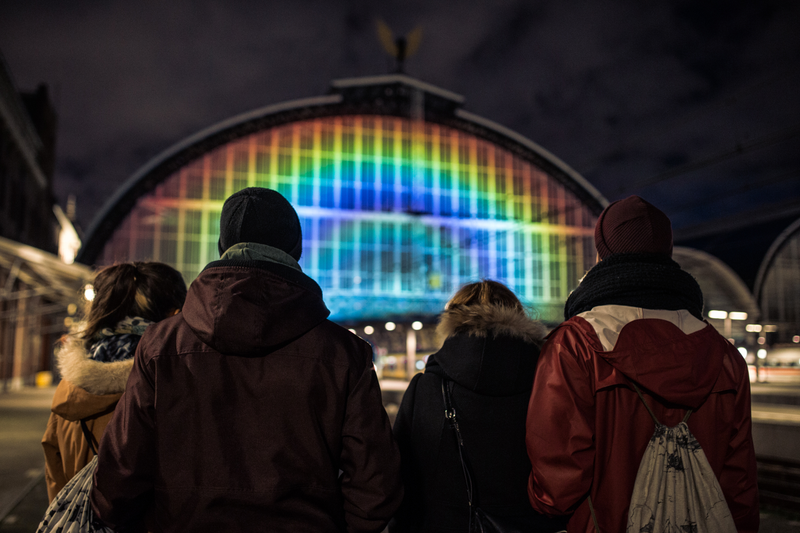 Illustration for article titled This Giant Rainbow Was Made With Tech That's Used To Study Exoplanets